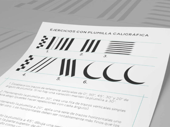 Ejercicios de caligrafía para mejorar la escritura